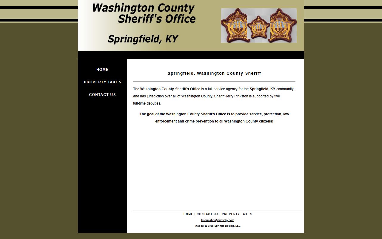 Washington County arrest records sheriff office website