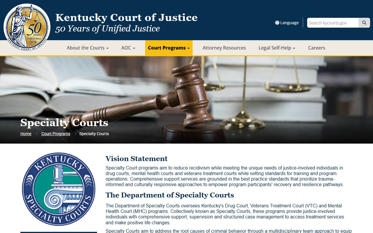 Washington County court dockets specialty court information