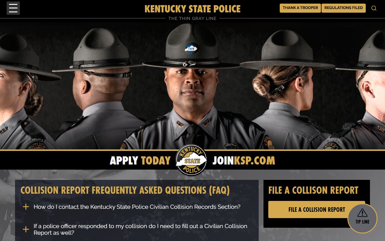 Washington County traffic court records KSP collision reports separate from court case